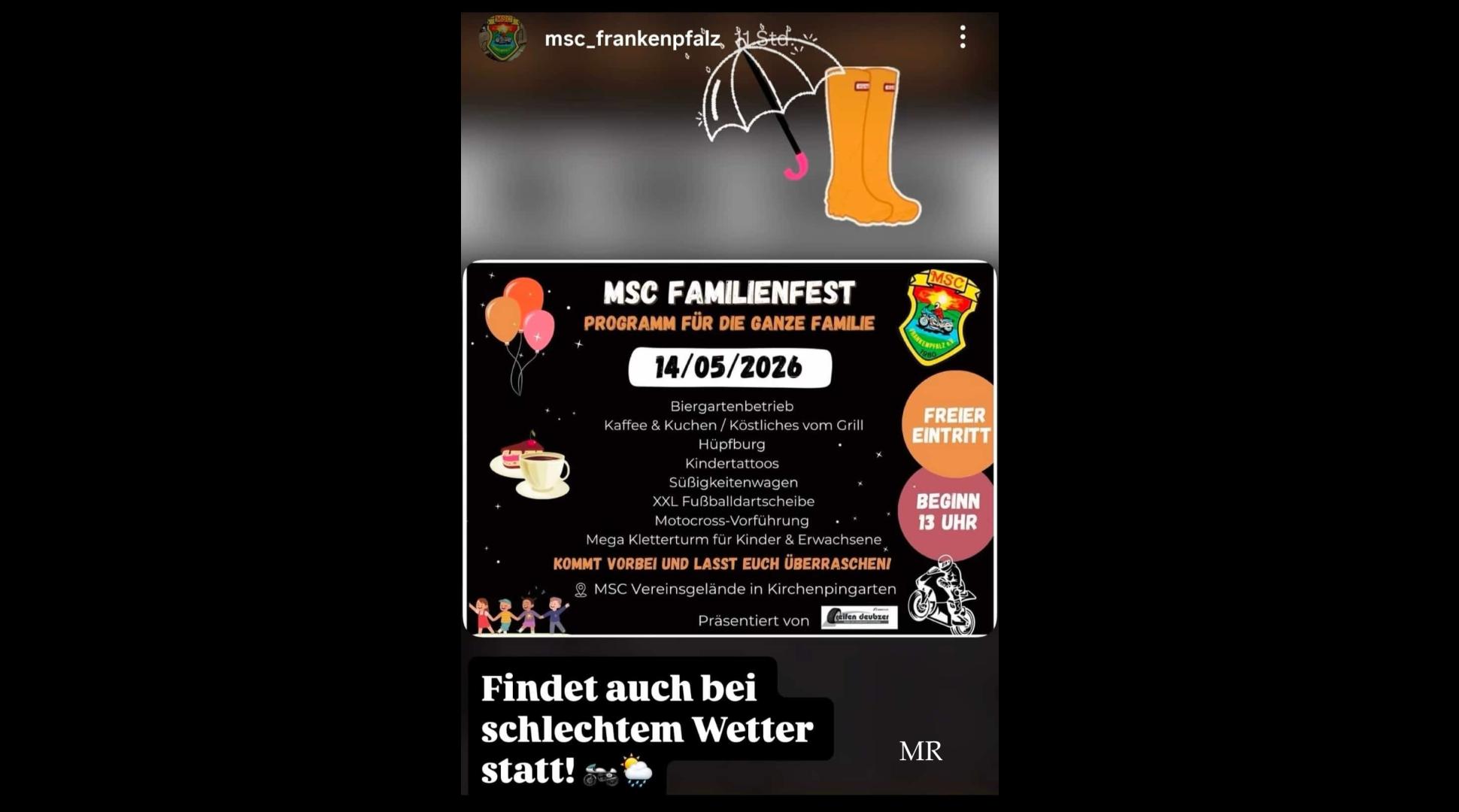 MSC Frankenpfalz - Familienfest (14.05.2026)